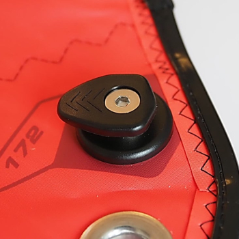 Severne Removable Outhaul Hook Pulley 2-fach Trimmrolle zum Einschrauben ins Schothorn